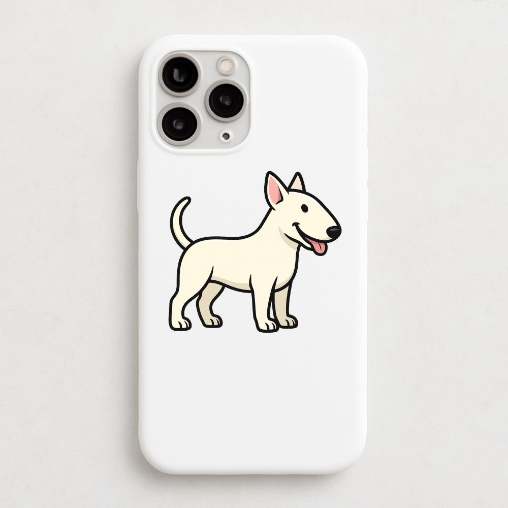 Personalised English Bull Terrier Phone Case | iPhone 17, 16, 15 & More - Bailey and Coco (UK)