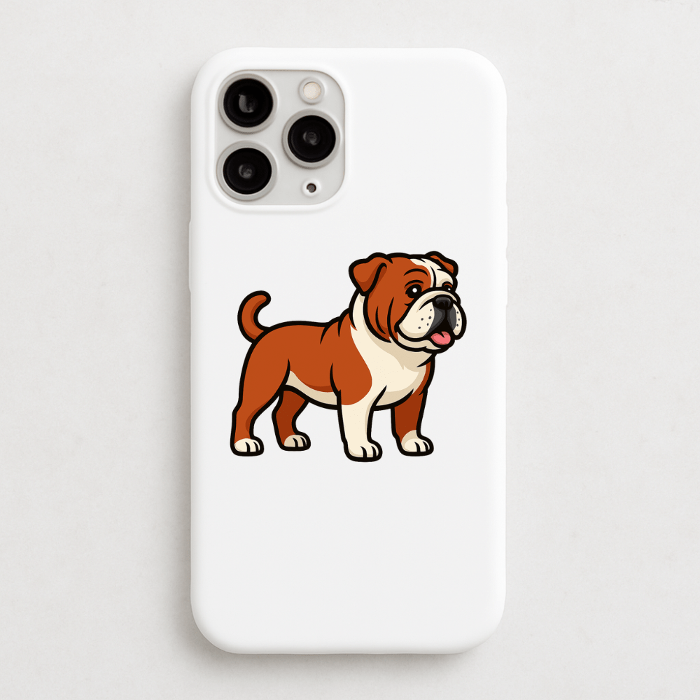 Personalised English Bulldog Phone Case | iPhone 17, 16, 15 & More - Bailey and Coco (UK)