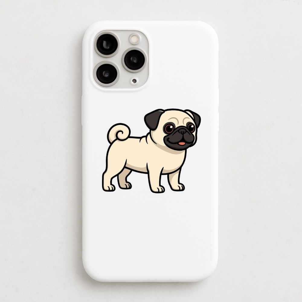 Personalised Pug Phone Case | iPhone 17, 16, 15 & More - Bailey and Coco (UK)