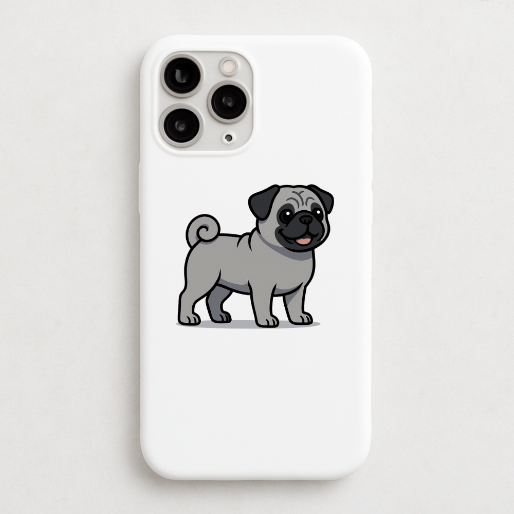Personalised Pug Phone Case | iPhone 17, 16, 15 & More - Bailey and Coco (UK)