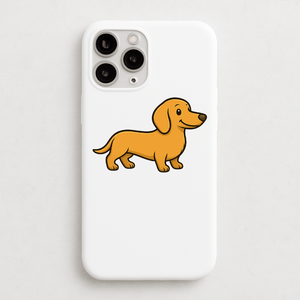 Personalised Short Haired Dachshund Phone Case | iPhone 17, 16, 15 & More - Bailey and Coco (UK)