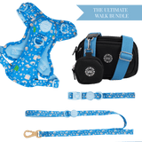 Pitch, Please Adjustable Dog Harness, Lead, Collar & Dog Walking Bag Bundle - Bailey and Coco (UK)