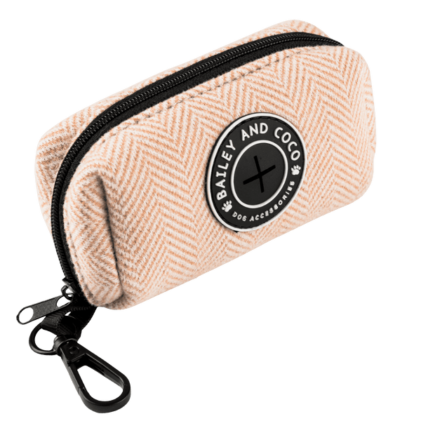 Poo Bag Holder - Almond Tweed - Bailey and Coco (UK)