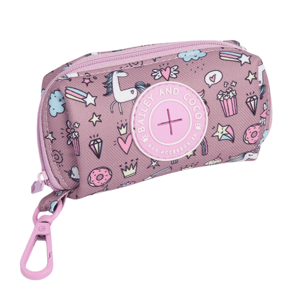 Poo Bag Holder - Colour Drops - Be Unique Unicorn - Bailey and Coco (UK)