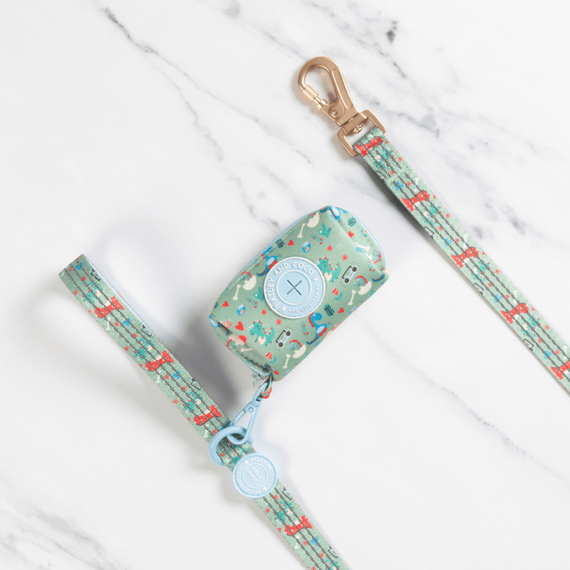 Poo Bag Holder - Colour Drops - Dino Party - Bailey and Coco (UK)