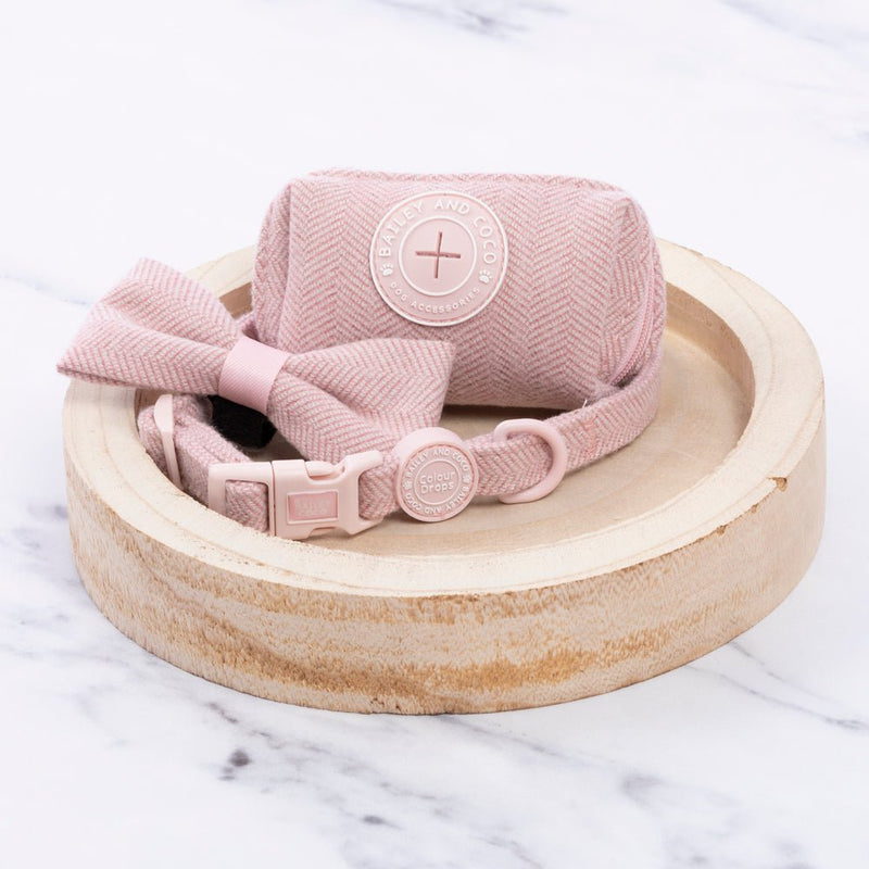 Poo Bag Holder - Colour Drops - Lavender Tweed - Bailey and Coco (UK)