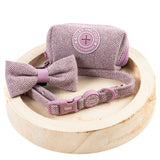 Poo Bag Holder - Colour Drops - Plum Tweed - Bailey and Coco (UK)
