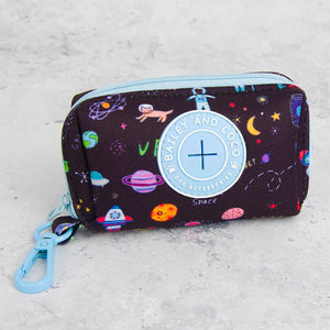 Poo Bag Holder - COLOUR DROPS® - Space Paws - Bailey and Coco (UK)
