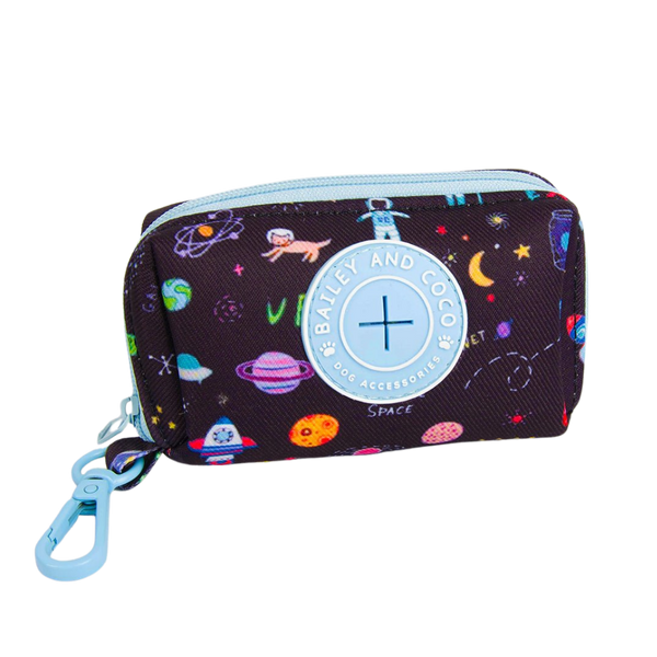 Poo Bag Holder - COLOUR DROPS® - Space Paws - Bailey and Coco (UK)
