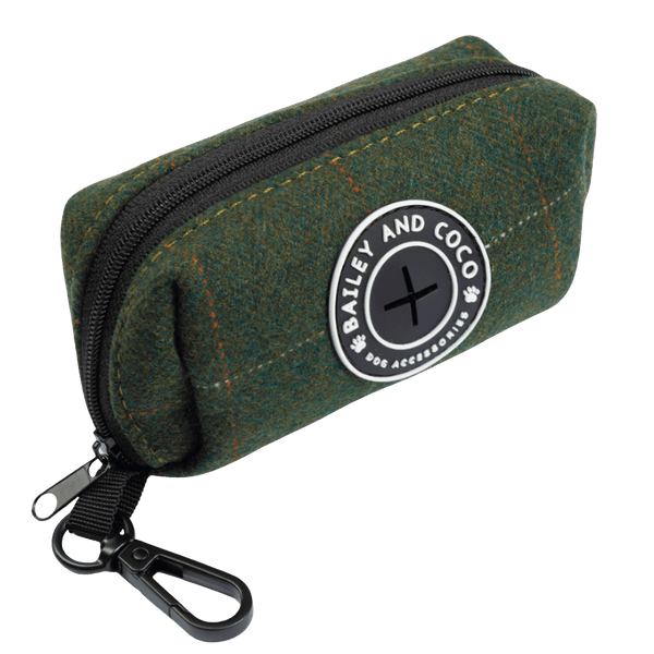 Poo Bag Holder - Forest Tweed - Bailey and Coco (UK)
