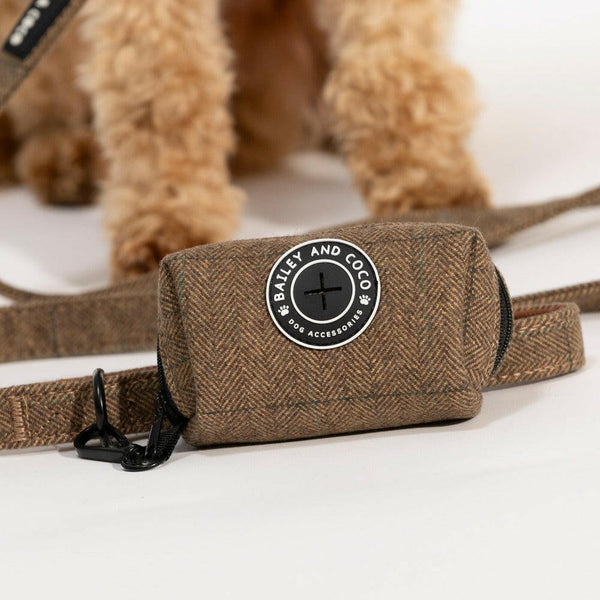 Poo Bag Holder - Oxford Tweed - alternate view