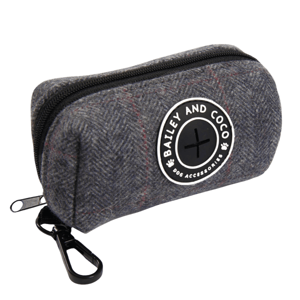 Poo Bag Holder - Slate Tweed - Bailey and Coco (UK)