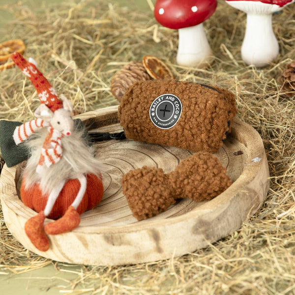 Poo Bag Holder - Teddy Bear - Bailey and Coco (UK)