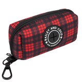 Poo Bag Holder - The Red Tartan One - Bailey and Coco (UK)