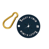 Poop Pocket Poop Bag Holder – Hands - Free Dog Walking Solution - Dark Blue - Bailey and Coco (UK)