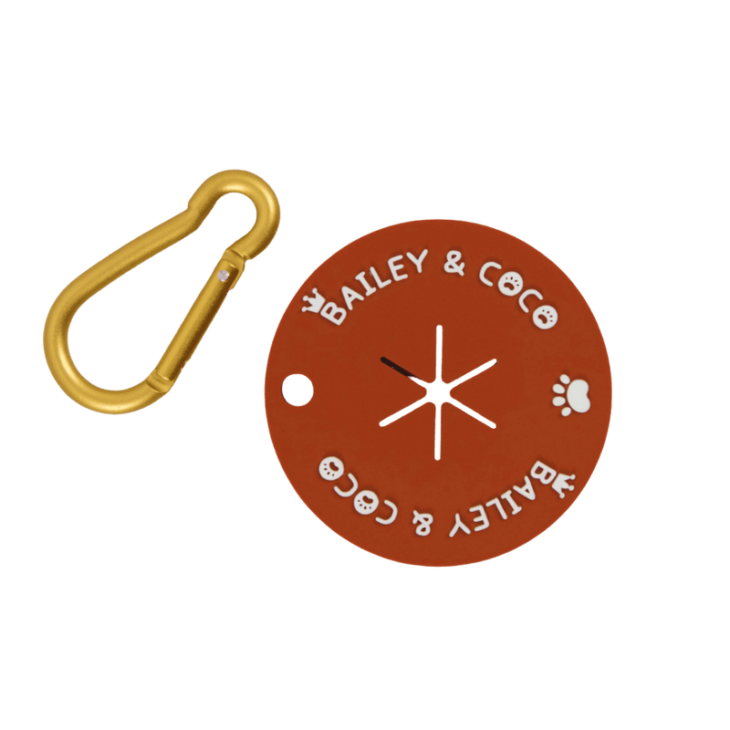 Poop Pocket Poop Bag Holder – Hands - Free Dog Walking Solution - Orange - Bailey and Coco (UK)