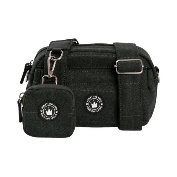 Premium Forest Tweed Dog Walking Bag - Bailey and Coco (UK)