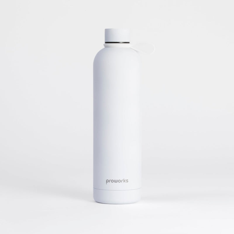 Pulse 1 Litre Water Bottle - Pure White - Bailey and Coco (UK)