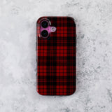 Red Tartan iPhone 15 Plus Case - Bailey and Coco (UK)