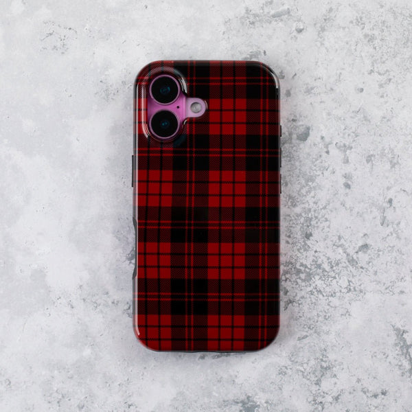 Red Tartan iPhone 15 Plus Case - Bailey and Coco (UK)