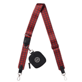 Red Tartan Strap for Dog Walking Bag - Bailey and Coco (UK)