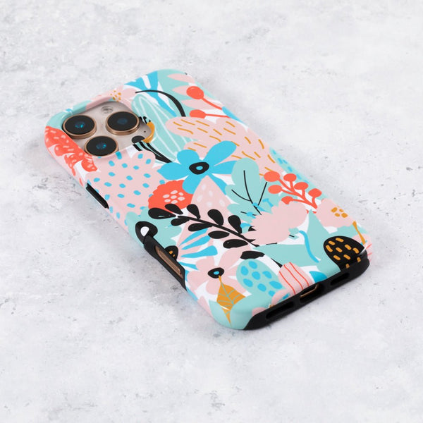 Retro Floral iPhone 14 Plus Case - alternate view