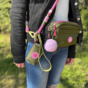 Rope Dog Lead COLOUR DROPS® - Olive it Hot - Bailey and Coco (UK)