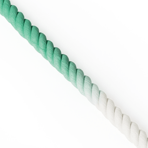 Rope Dog Lead - Ombre Green & White - Bailey and Coco (UK)