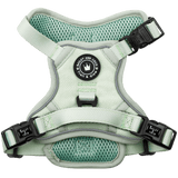 Sage Green Tweed Dog Harness - No Pull & Reflective | Trail & Glow® - Bailey and Coco (UK)