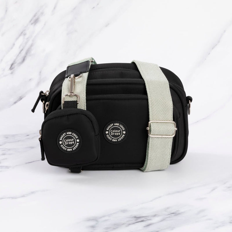 Sage Tweed Strap for Dog Walking Bag - Bailey and Coco (UK)