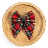 Sailor Bow Tie - Colour Drops - Red Highland Tartan - Bailey and Coco (UK)