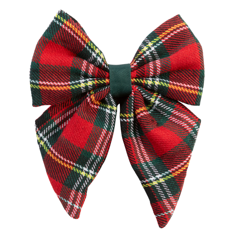 Sailor Bow Tie - Colour Drops - Red Highland Tartan - Bailey and Coco (UK)