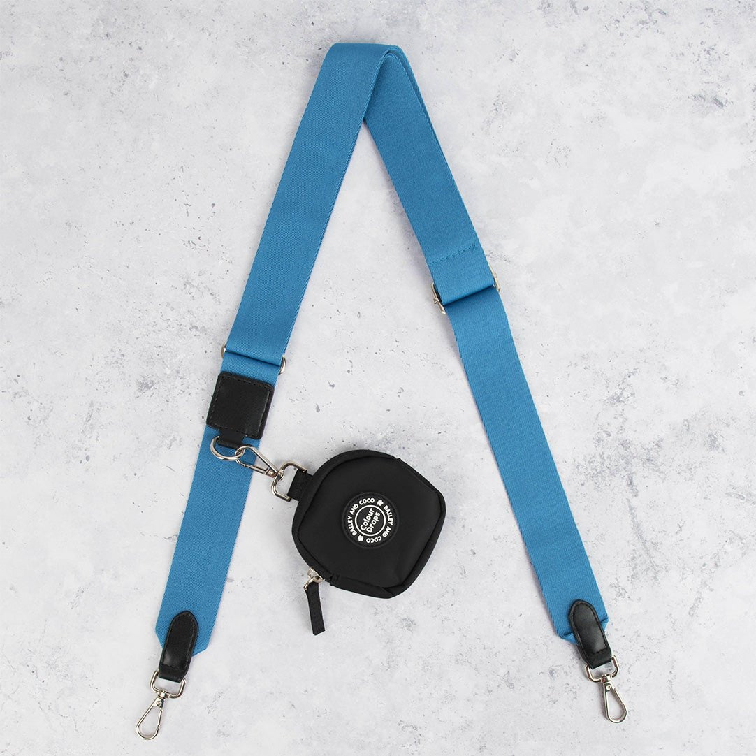 Slate Blue Strap for Dog Walking Bag - Bailey and Coco (UK)