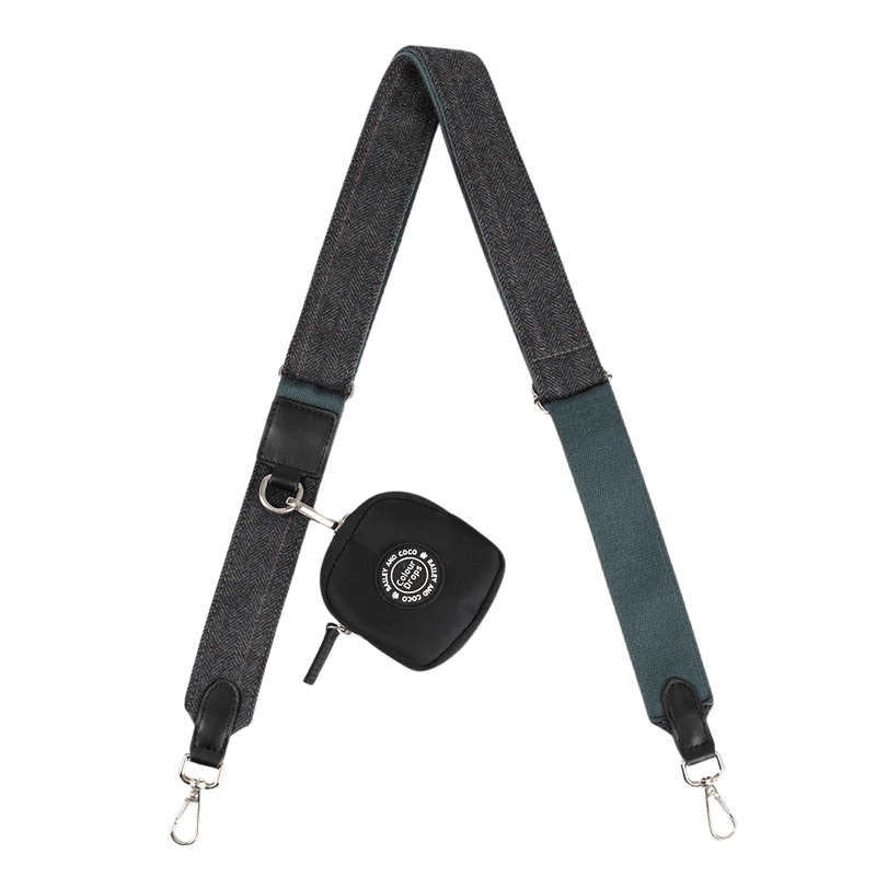Slate Tweed Strap for Dog Walking Bag - Bailey and Coco (UK)