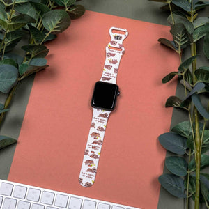 Sloth Apple Watch Strap - White - Bailey and Coco (UK)