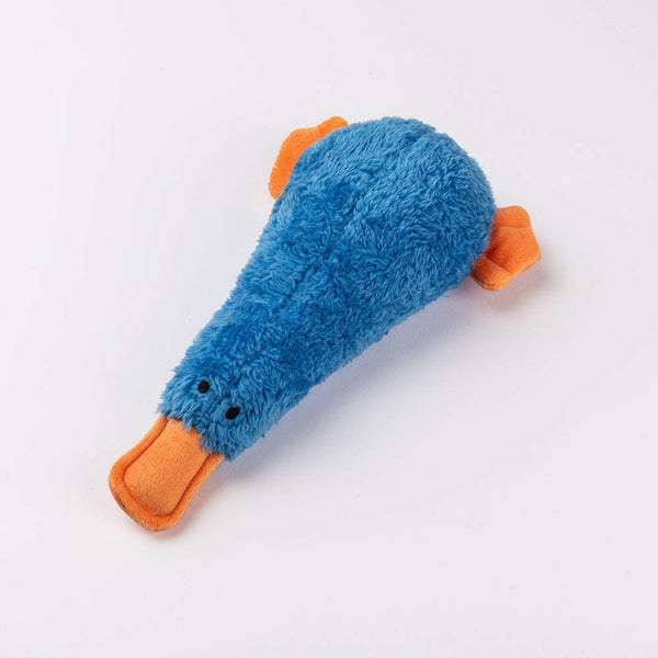 Squeeky Duck Dog Toy - Blue - Bailey and Coco (UK)