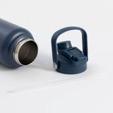 Switch 1L Water Bottle with Straw – Midnight Blue - Bailey and Coco (UK)