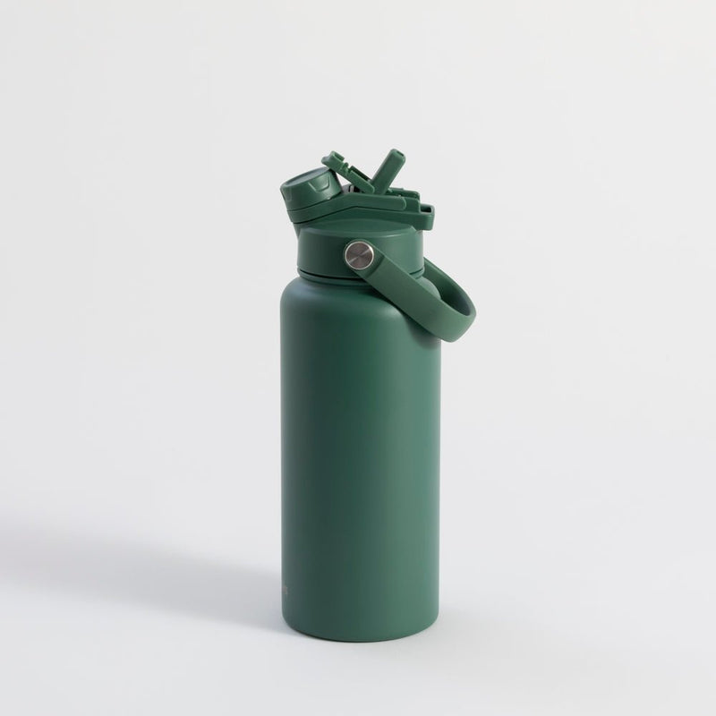 Switch 1L Water Bottle with Straw – Pine Green - Bailey and Coco (UK)