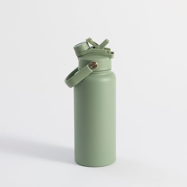 Switch 1L Water Bottle with Straw – Sage Green - alternate view