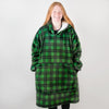 Tartan Green Oversized Blanket Hoodie - Bailey and Coco (UK)