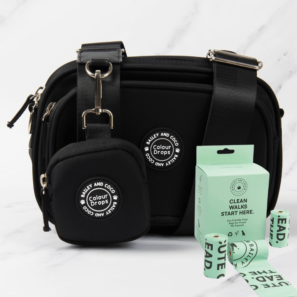 The Everyday Walk Kit - Bag + 180 Eco Poo Bags - Bailey and Coco (UK)