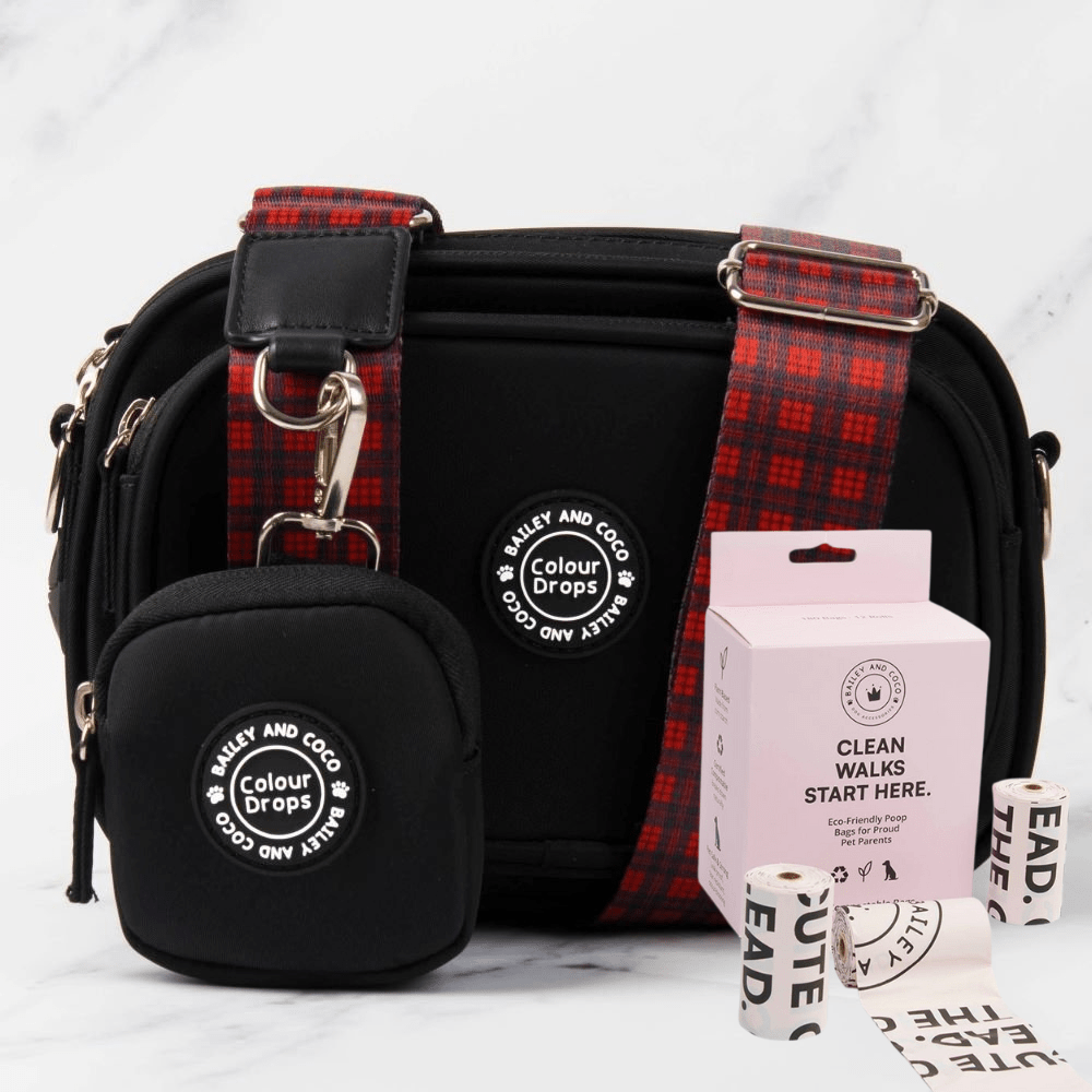 The Everyday Walk Kit - Bag + 180 Eco Poo Bags - Bailey and Coco (UK)