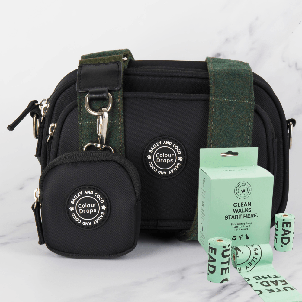 The Everyday Walk Kit - Bag + 180 Eco Poo Bags - Bailey and Coco (UK)