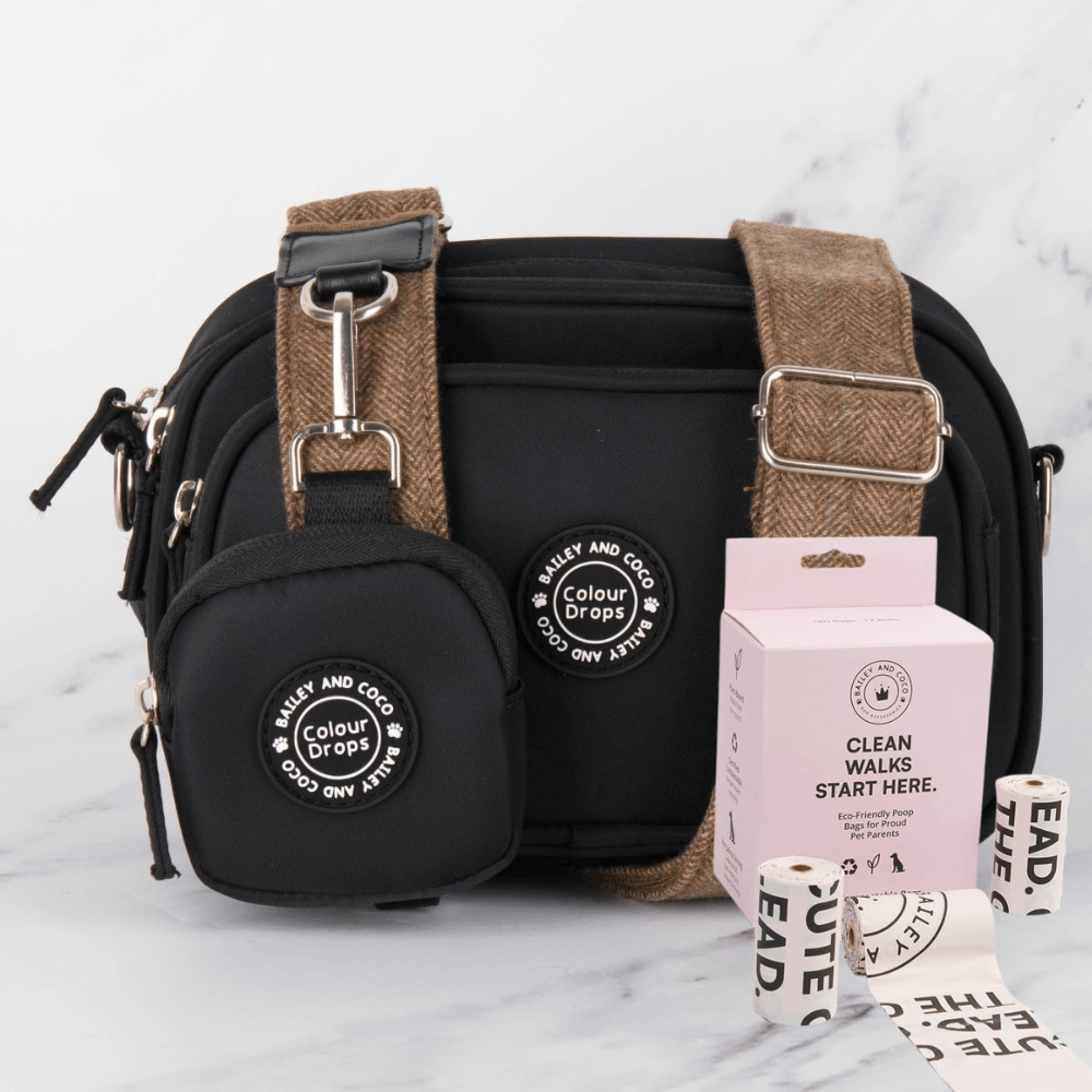 The Everyday Walk Kit - Bag + 180 Eco Poo Bags - Bailey and Coco (UK)