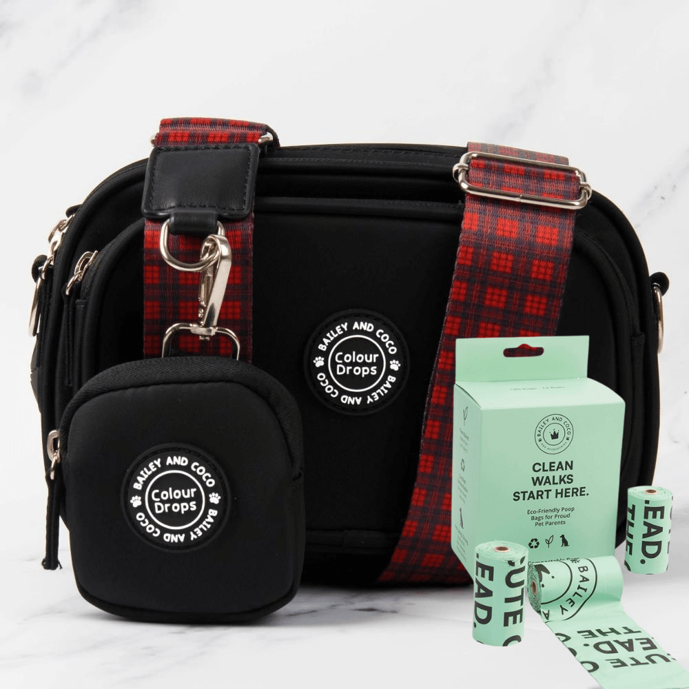 The Everyday Walk Kit - Bag + 180 Eco Poo Bags - Bailey and Coco (UK)