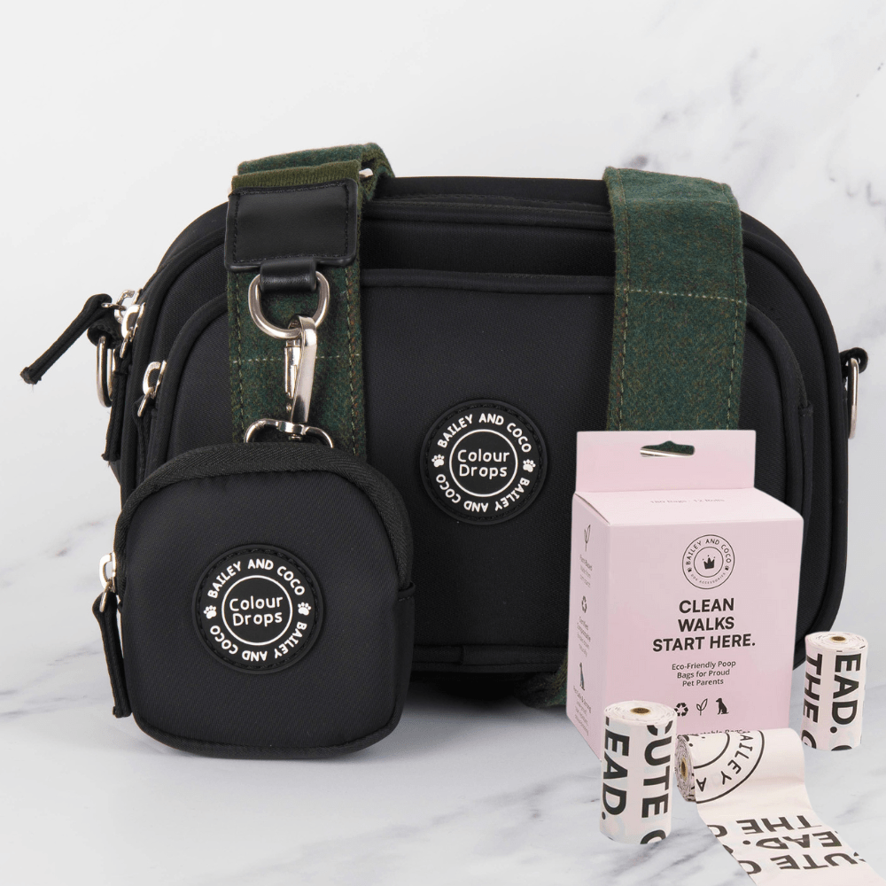 The Everyday Walk Kit - Bag + 180 Eco Poo Bags - Bailey and Coco (UK)