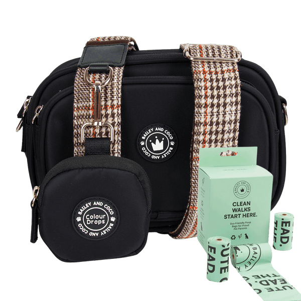 The Everyday Walk Kit - Bag + 180 Eco Poo Bags - Bailey and Coco (UK)