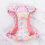 Tie Dye Dog Harness - Colour Drops - Candy Floss - Bailey and Coco (UK)
