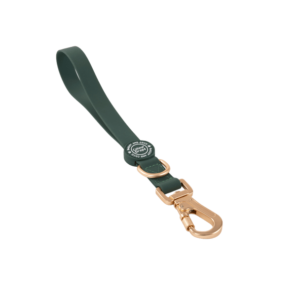 Traffic Handle Add-On for Double Ended Dog Lead – Forest Green - Bailey and Coco (UK)