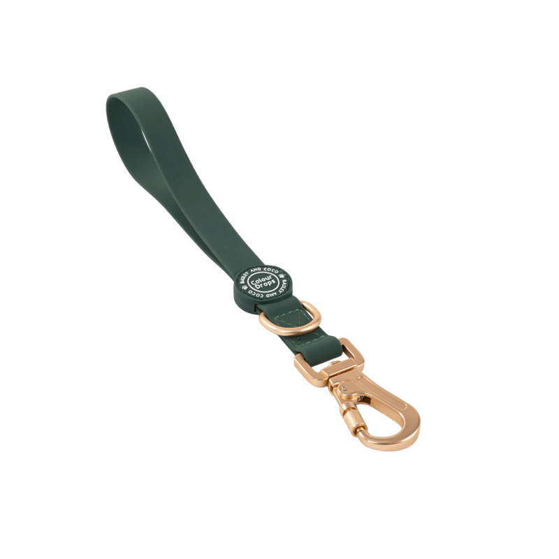 Traffic Handle Add-On for Double Ended Dog Lead – Forest Green - Bailey and Coco (UK)